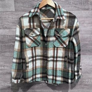 Roomy Plaid Shacket